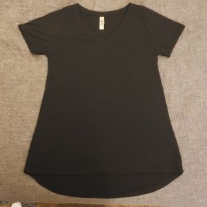 Solid Black Women's LuLaRoe T-Shirt